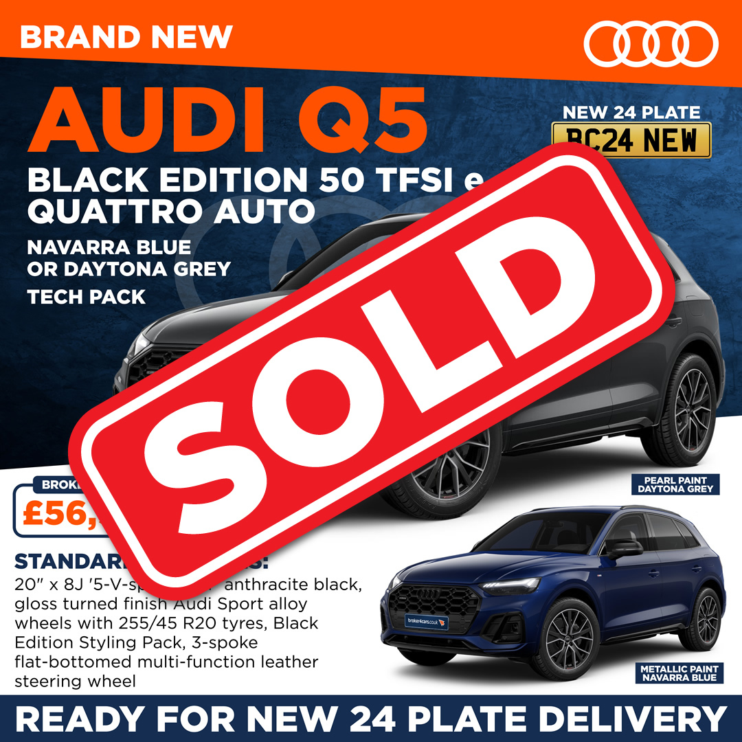Audi Q5 SUV Black Edition 50 TFSIe Quattro Auto. Sold